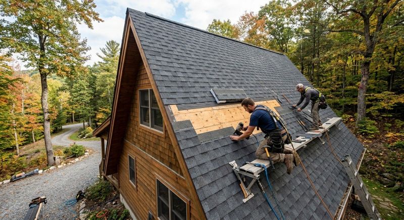 A Frame Roof Repair in Passaic County, NJ