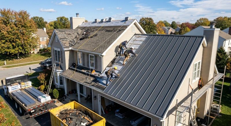 Aluminum Roof Replacement in Fairfield, NJ