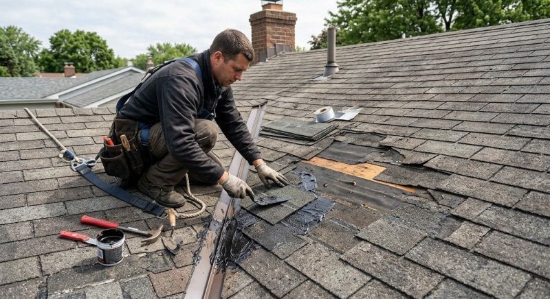 Asphalt Roof Leak Repair in Colonia, NJ