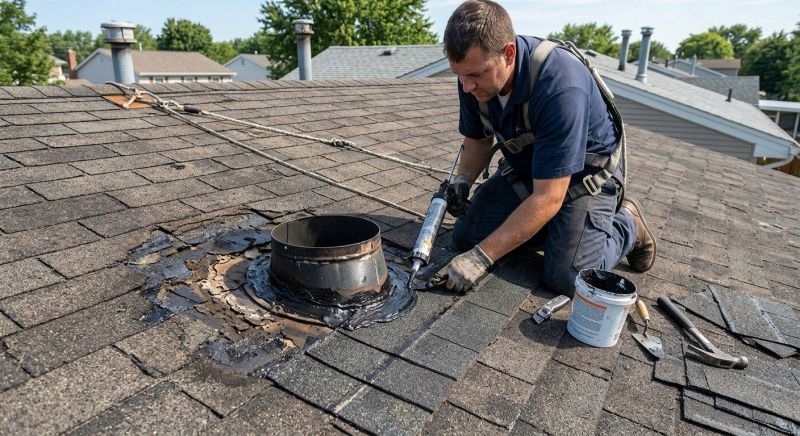 Asphalt Roof Leak Repair in East Orange, NJ