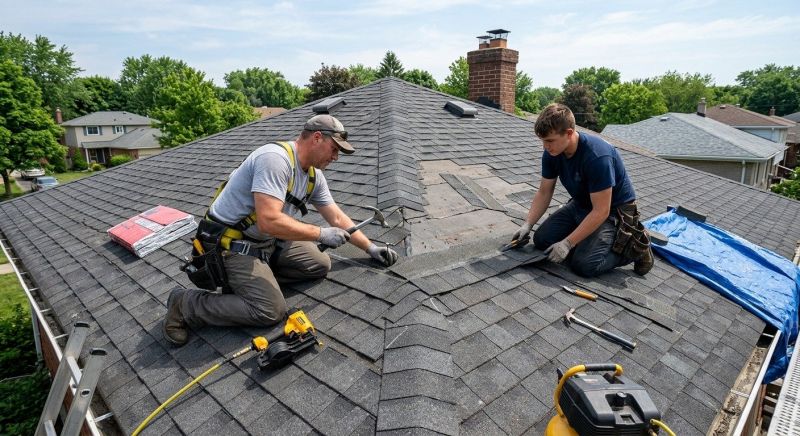 Asphalt Roof Repair in Queens County, NY