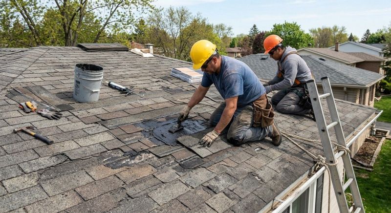 Asphalt Roof Repair in Spring Valley, NY