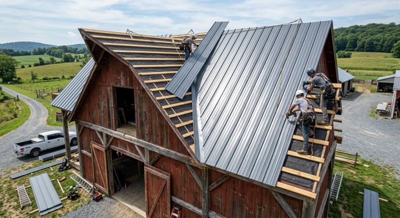 Barn Roof Installation in Passaic County, NJ