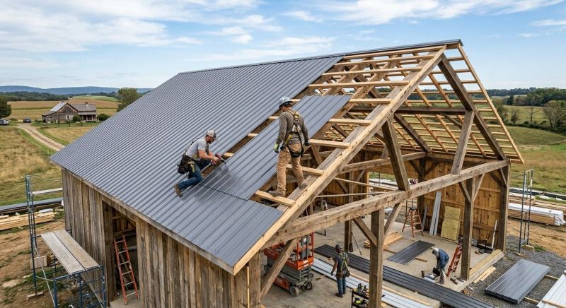 Barn Roof Installation in Passaic County, NJ