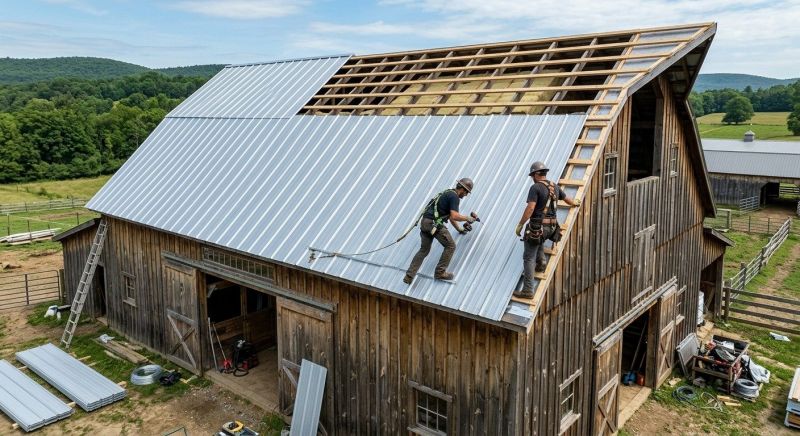Barn Roof Installation in Passaic County, NJ