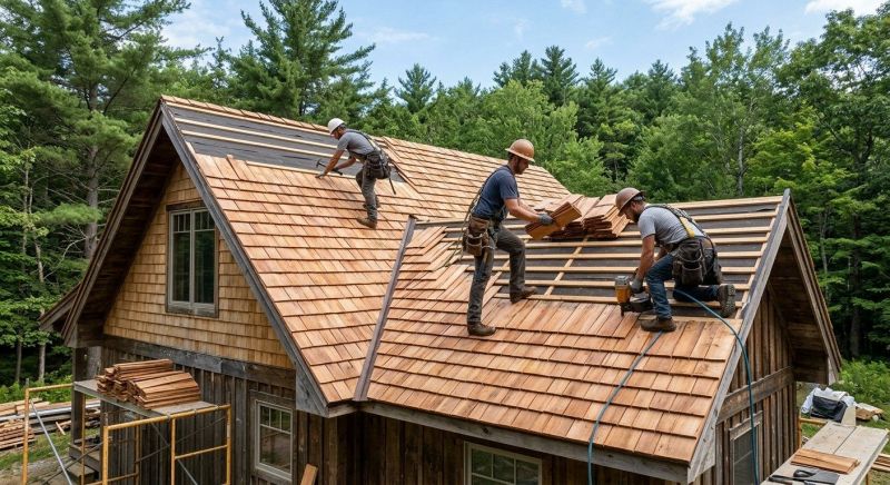 Cedar Roof Installation in Boonton, NJ