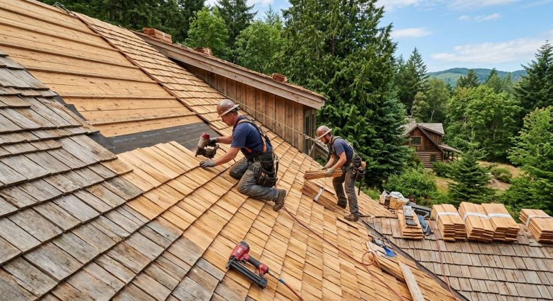Cedar Roof Installation in Chatham, NJ