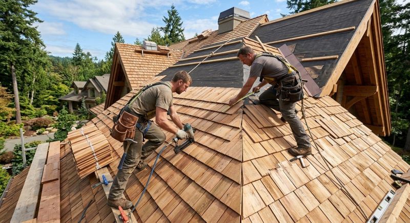 Cedar Roof Installation in Cranford, NJ