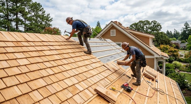 Cedar Roof Installation in Fresh Meadows, NY