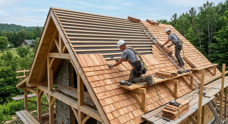 Cedar Roof Installation in Fresh Meadows, NY
