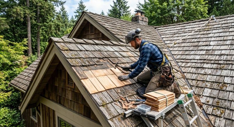 Cedar Shake Roof Repair in Belleville, NJ