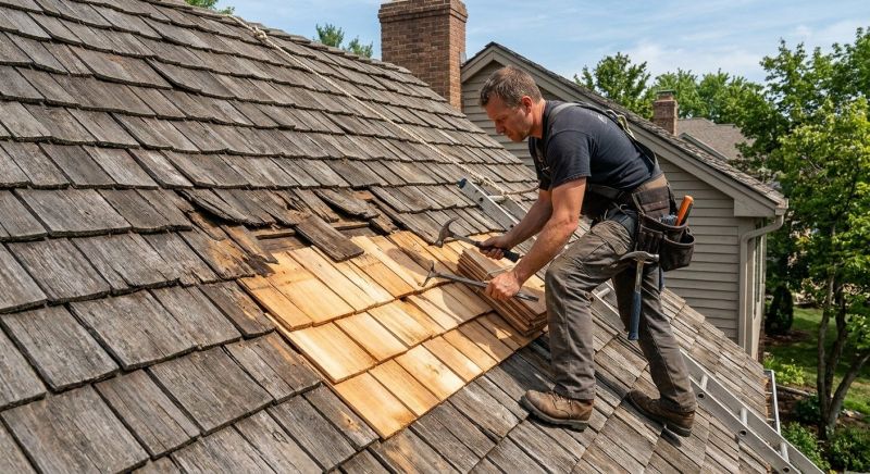 Cedar Shake Roof Repair in Hackensack, NJ