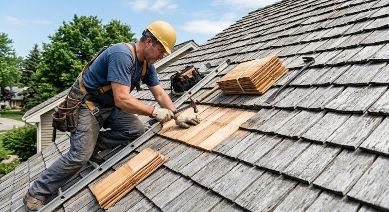 Cedar Shake Roof Repair in Lincoln Park, NJ