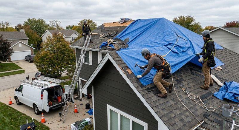 Collapsing Roof Repair in Passaic County, NJ