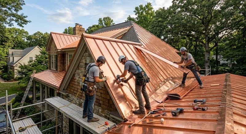 Copper Roof Installation in Passaic County, NJ
