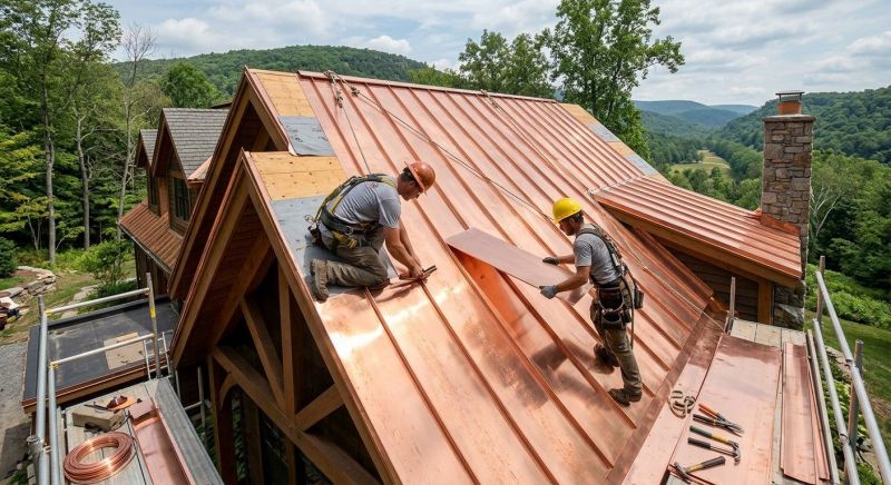 Copper Roof Installation in Passaic County, NJ