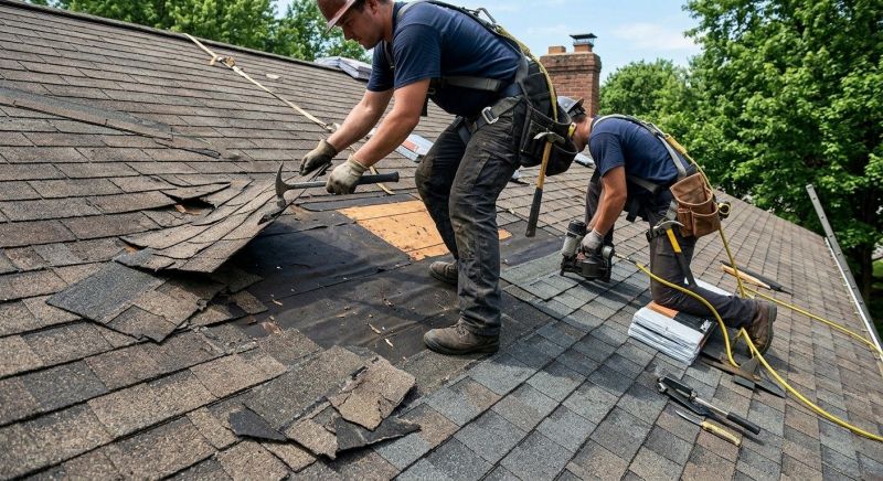 Damaged Roof Repair in Hoboken, NJ