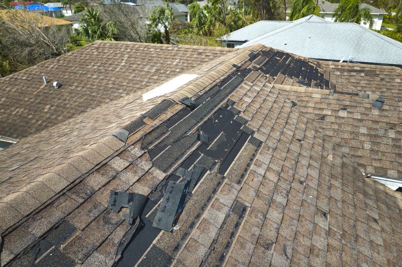 Damaged Roof Replacement in Bergen County, NJ