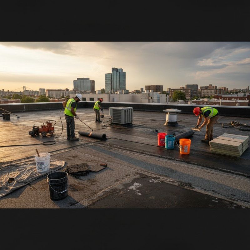 Flat Roof Repair in Carteret, NJ