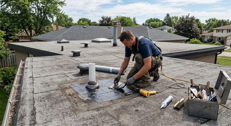Flat Roof Repair in Hackensack, NJ