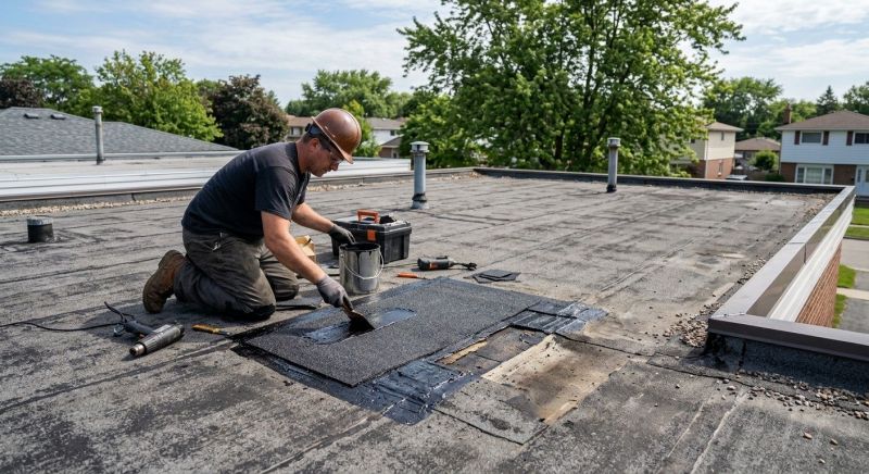 Flat Roof Repair in Livingston, NJ