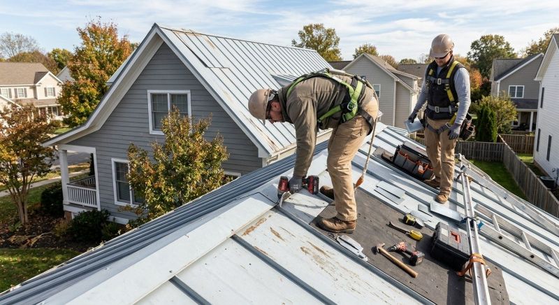 Metal Roof Repair in Flushing, NY