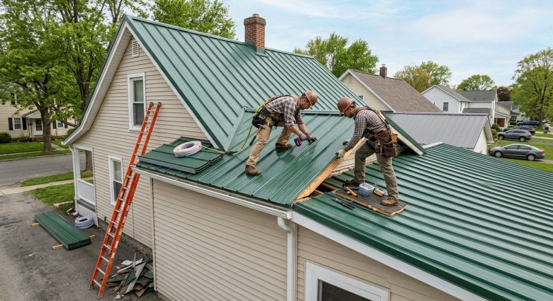 Metal Roof Repair in Queens Village, NY