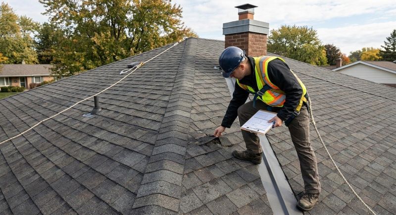 Roof Damage Inspection in Metuchen, NJ