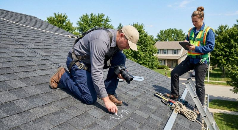Roof Damage Inspection in Metuchen, NJ