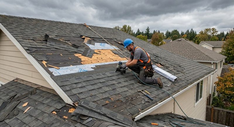 Roof Damage Repair in Newark, NJ