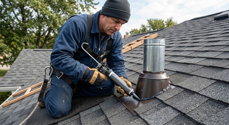 Roof Vent Flashing Repair in Passaic County, NJ