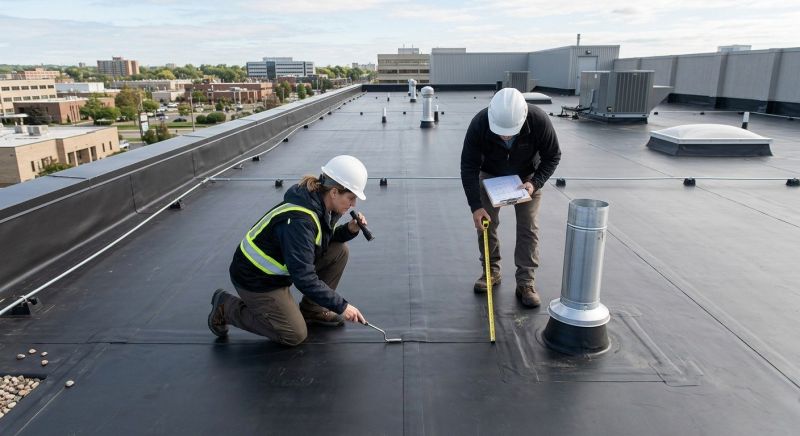 Rubber Roof Inspection in Passaic County, NJ