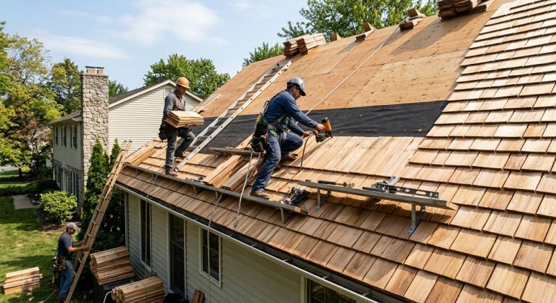 Shake Roof Replacement in Oakland Gardens, NY