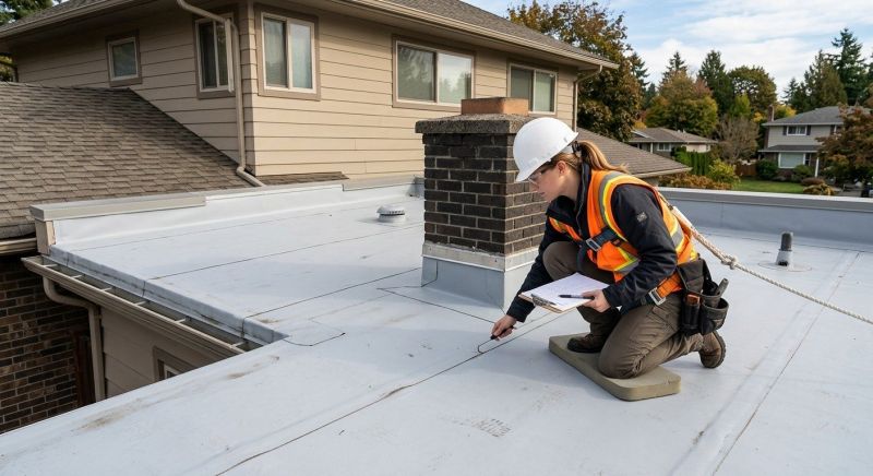 Single Ply Roof Inspection in Passaic County, NJ