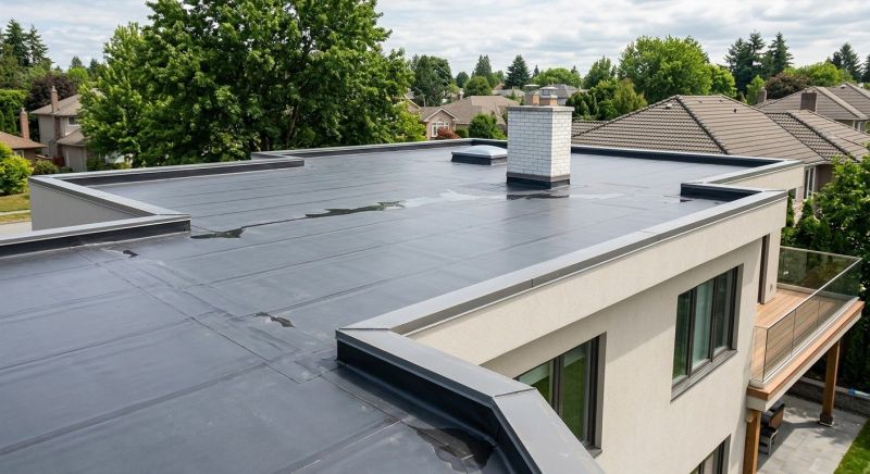 Single Ply Roof Installation in Chatham, NJ