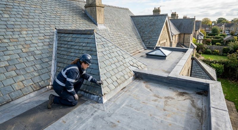 Slate Roof Inspection in Passaic County, NJ