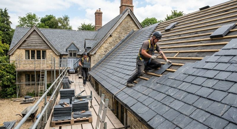 Slate Roof Installation in Denville, NJ