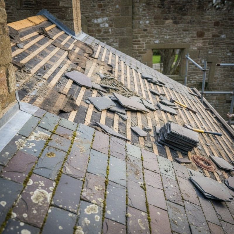Slate Roof Replacement in Berkeley Heights, NJ