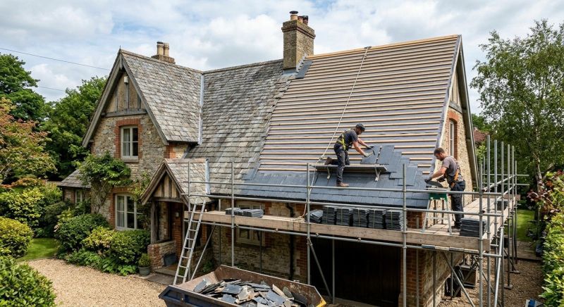 Slate Roof Replacement in Flushing, NY