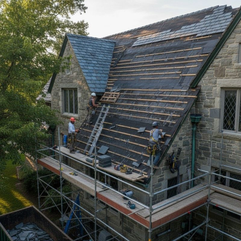 Slate Roof Replacement in Fort Lee, NJ
