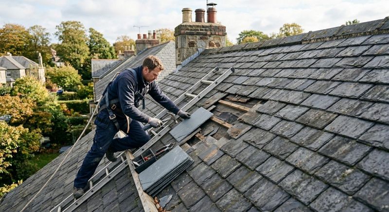 Slate Shingles Repair in Kearny, NJ