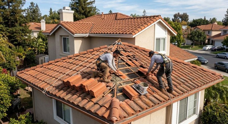 Spanish Tile Roof Repair in Passaic County, NJ