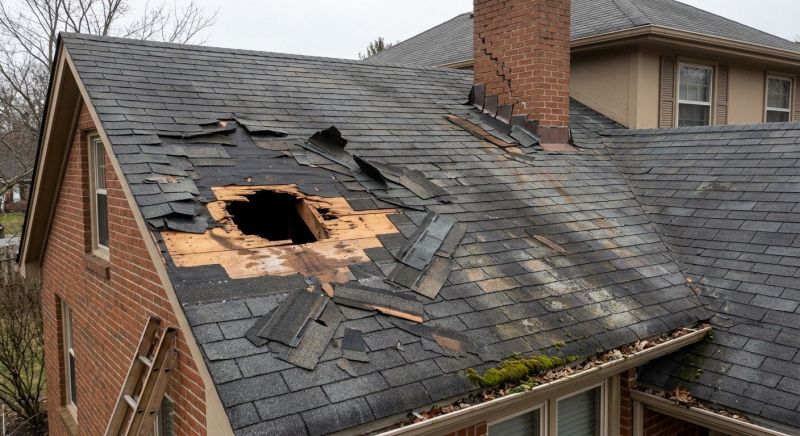 Storm Damage Roof Repair in Bogota, NJ