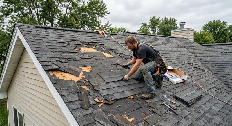 Storm Damage Roof Repair in Nanuet, NY