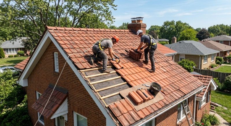 Tile Roof Repair in Dumont, NJ