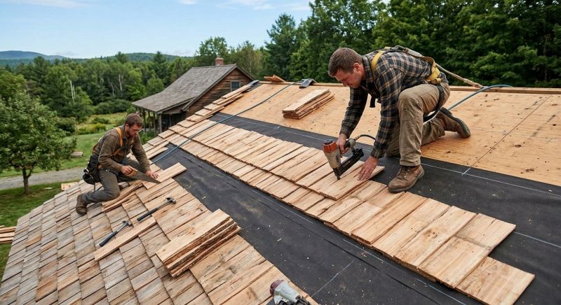 Wood Roofing Installation in Ardsley, NY