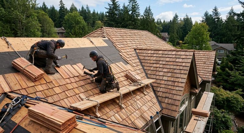 Wood Roofing Installation in Bergen County, NJ
