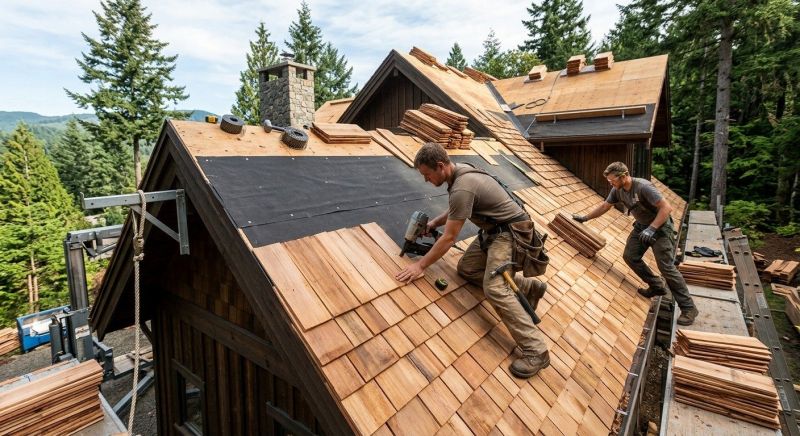 Wood Roofing Installation in Carteret, NJ