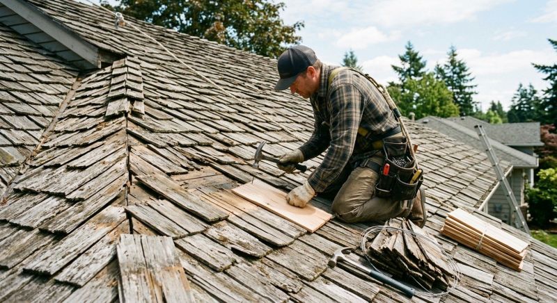 Wood Shake Roof Repair in Gillette, NJ
