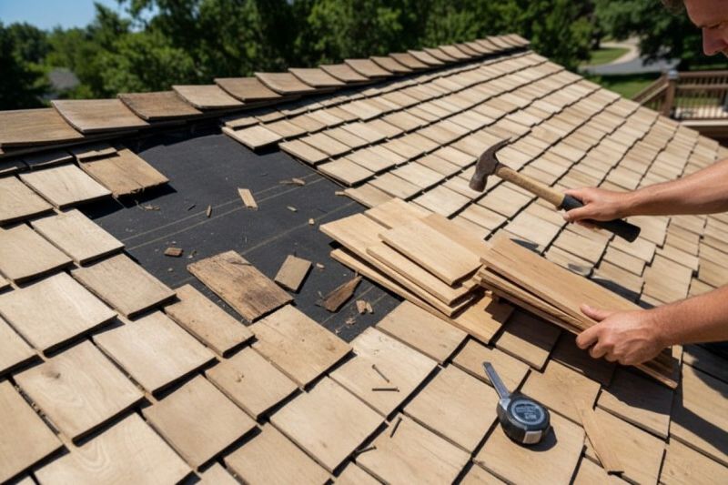 Wood Shake Roof Repair in Tappan, NY